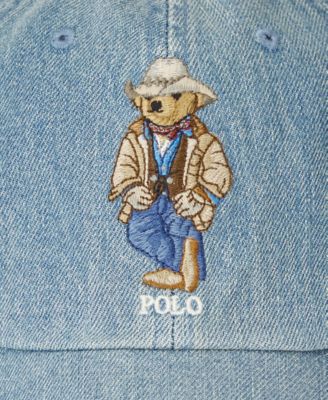 RalphLauren/POLOベア デニム ・キャップ Polo Ralph Lauren Men's Polo Bear Denim Ball Cap - Macy's