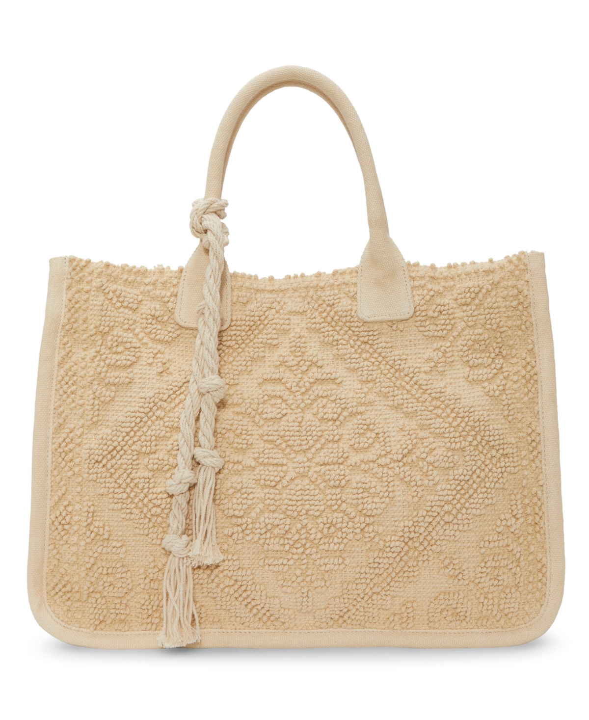Vince Camuto Orla Canvas Tote In Warm Vanilla ModeSens