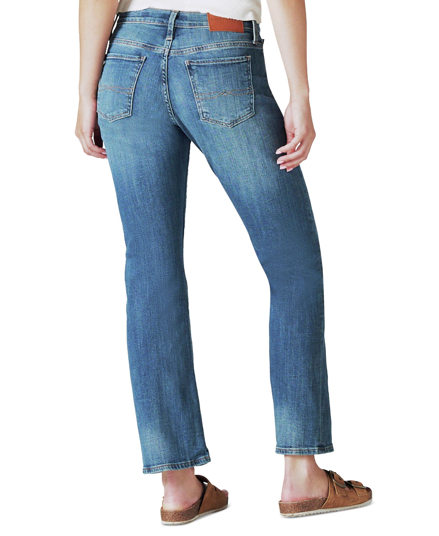 Женские джинсы Lucky Brand Knd Easy Rider Boot Denim Pants, цвет: Tanzanite — фото 2