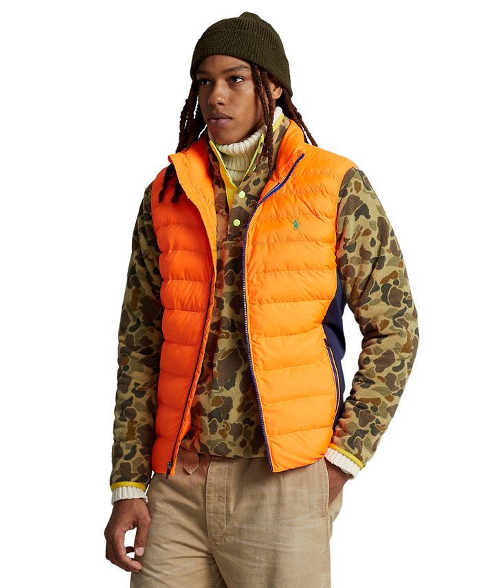 Polo Ralph Lauren Men's Neon Packable Water-Repellent Vest & Reviews -  Coats & Jackets - Men - Macy's