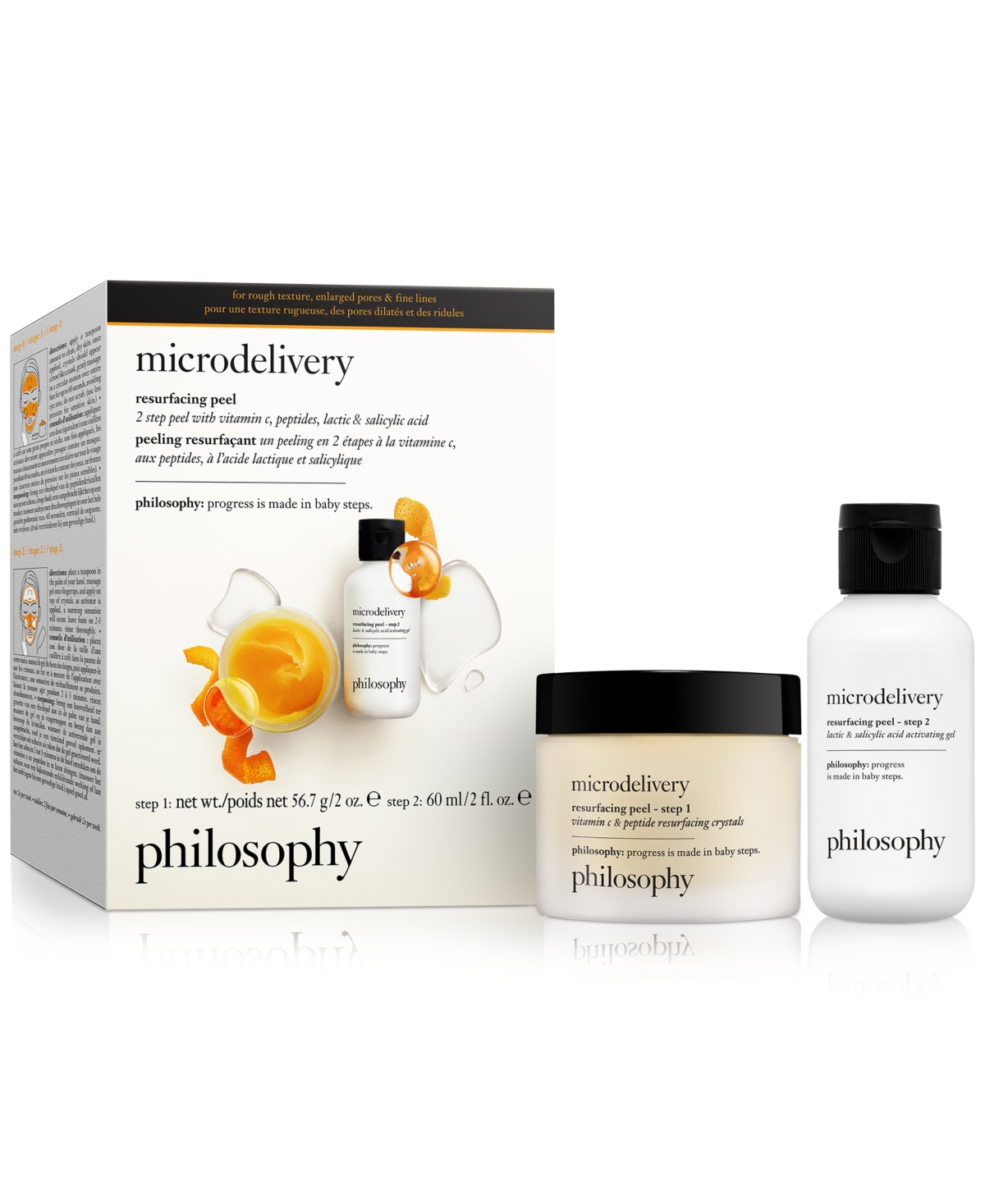 Philosophy 2-pc. Microdelivery Resurfacing Peel Set In No Color