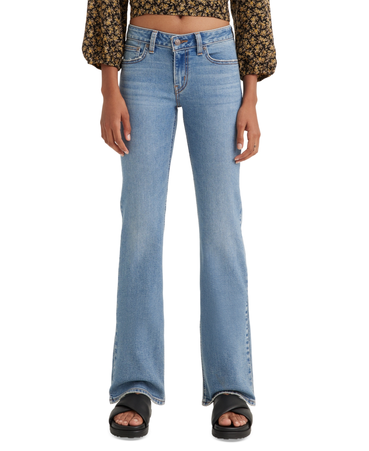 Levi's Women's Superlow Low-rise Bootcut Jeans In Lisa Frank Forever