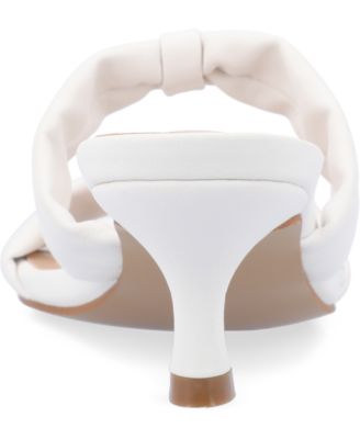 Women's Dyllan Double Strap Kitten Heel Dress Sandals