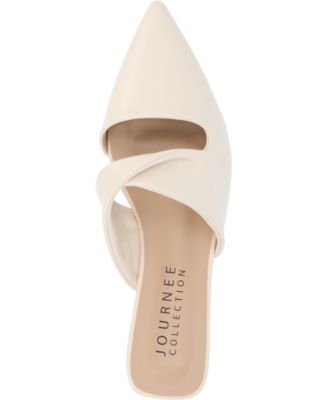 Women's Enniss Twist Cutout Pointed Toe Mules