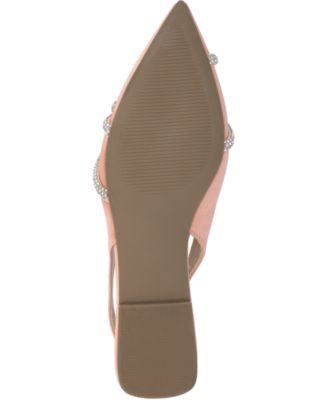 Women's Rebbel Rhinestone Knot Slingback Flats