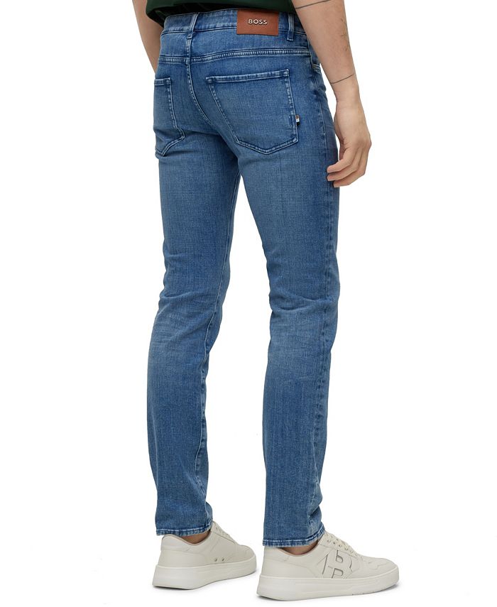 Hugo Boss Men's Italian Denim SlimFit Jeans Macy's