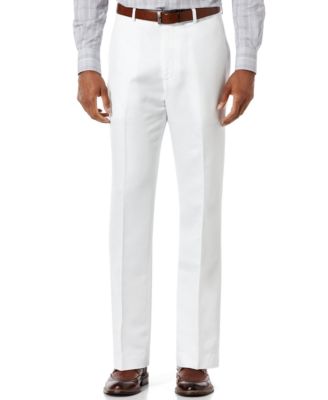 macy's white linen pants