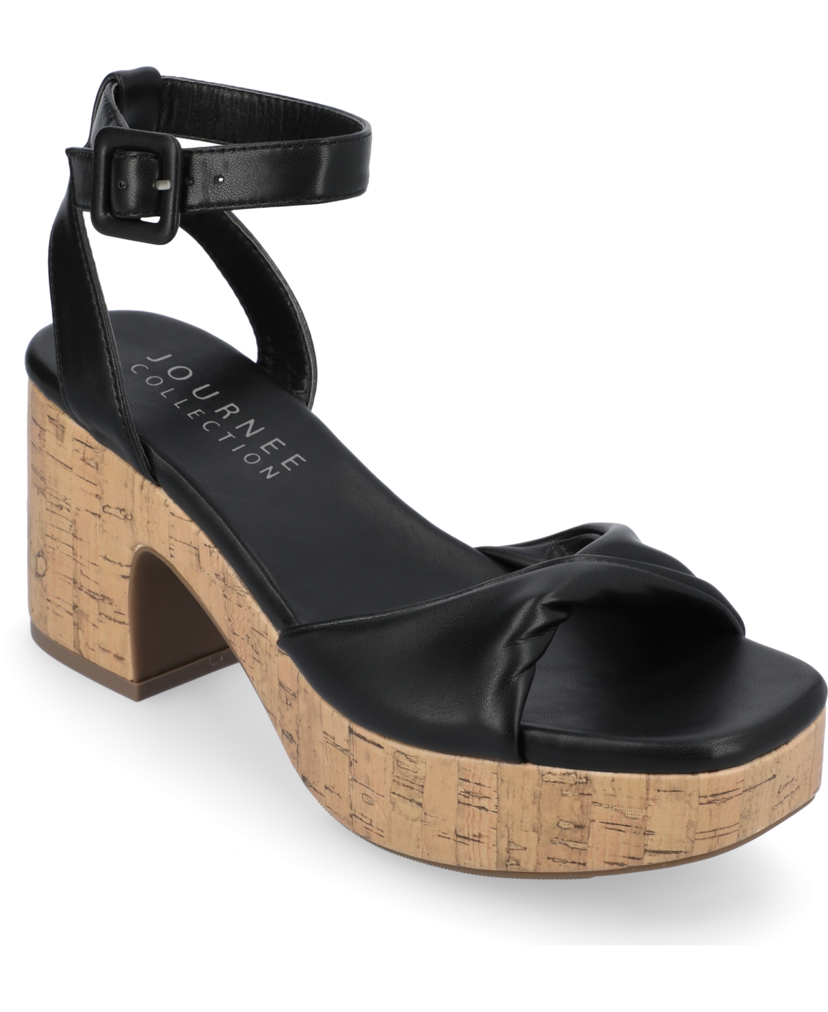 Journee Collection Tru Comfort Eianna Sandal In Black