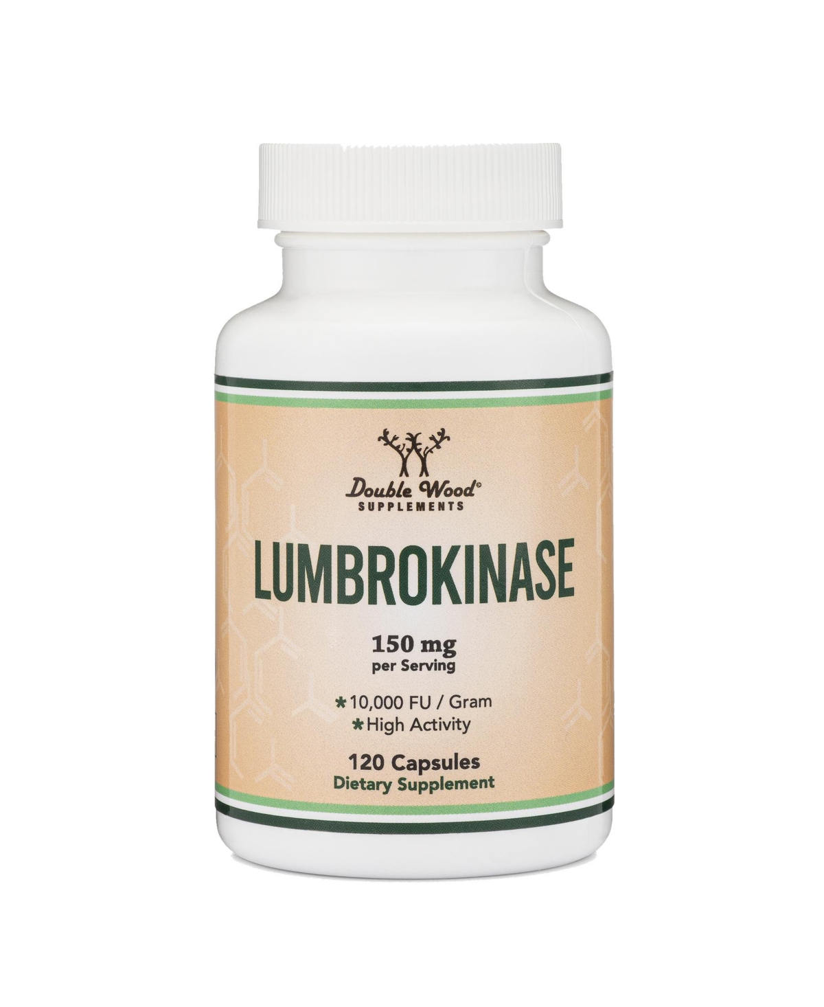 Lumbrokinase - 120 capsules, 150 mg servings