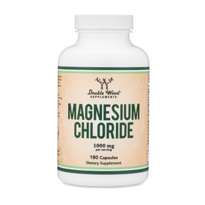 Double Wood Supplements Magnesium Chloride - 180 Capsules, 1000 Mg ...