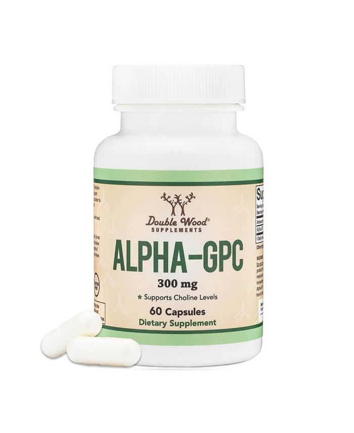 Double Wood Supplements Alpha GPC 60 x 300 mg capsules Macy's