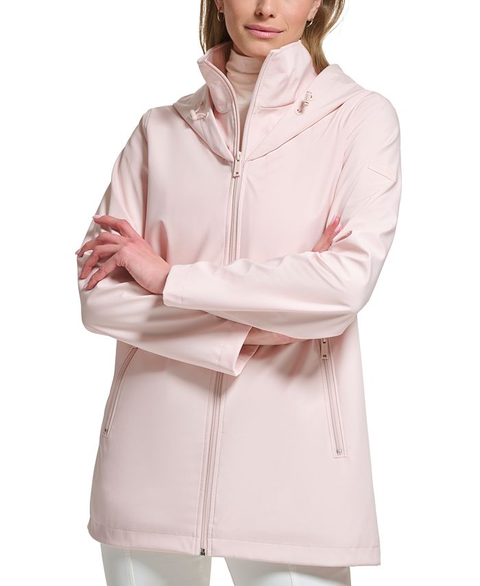 Calvin Klein Women's Hooded Raincoat & Reviews - Coats & Jackets - Women -  Macy's