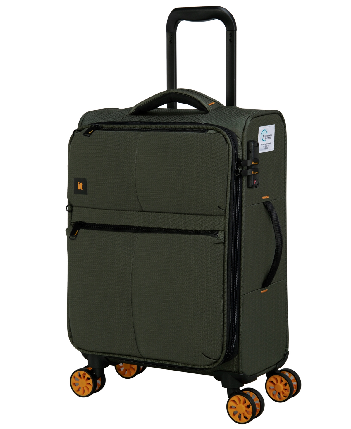 It Luggage Lykke 19" Softside Carry-on 8-wheel Spinner In Rifle Green