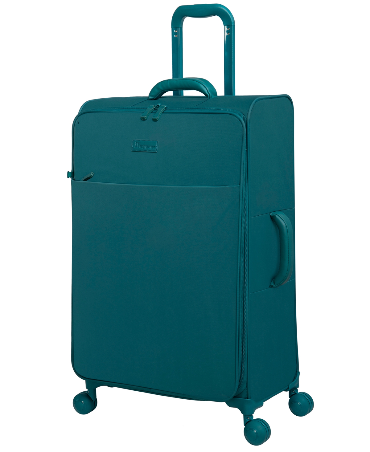 Shop It Luggage Lustrous 25" Softside Checked 8-wheel Spinner In Harbour Blue