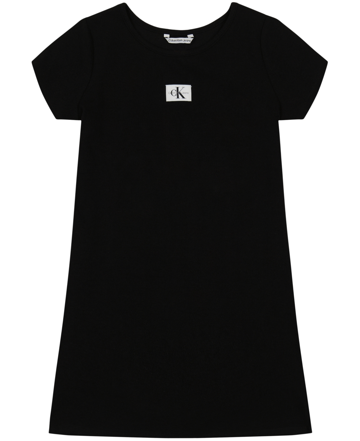 calvin klein black t shirt dress Calvin Klein Placed T-Shirt Dress