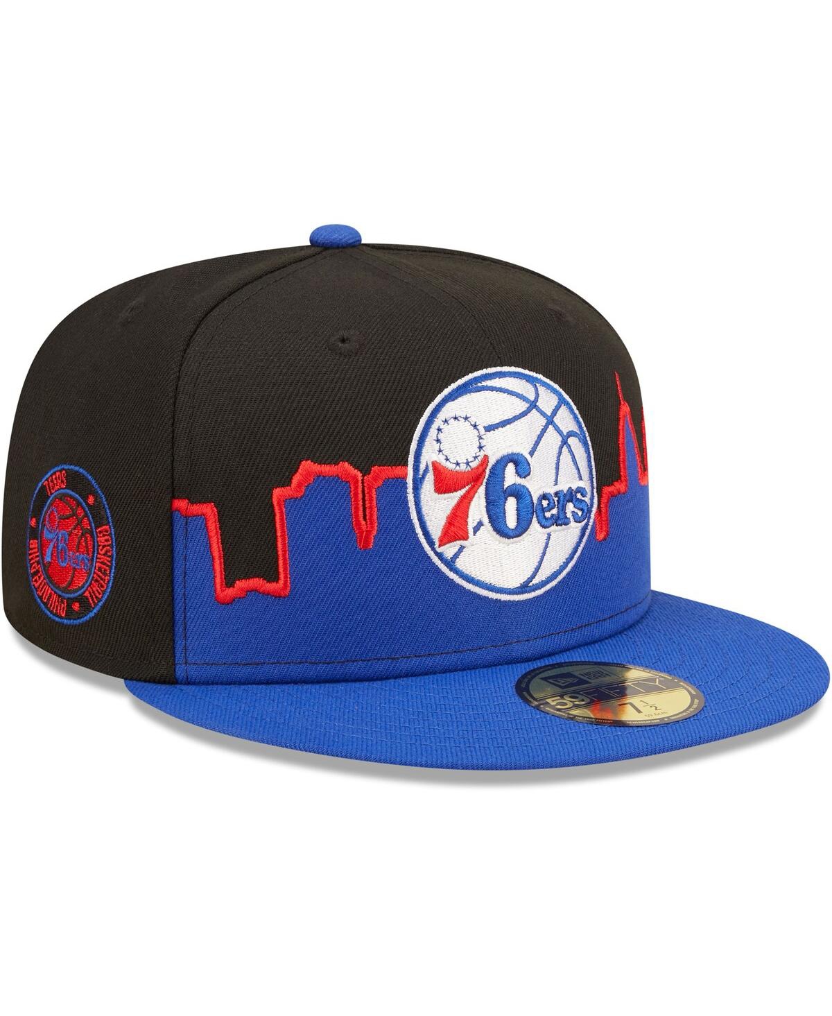 Men's New Era Black Philadelphia 76ers 2022 Tip-Off 59FIFTY Fitted Hat - Black