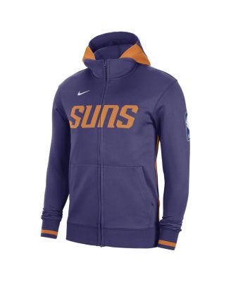 Men's Purple Phoenix Suns Authentic Showtime Performance Full-Zip Hoodie