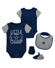 Infant Toronto Blue Jays Royal/Gray/White Biggest Little Fan - 3-Pack  Bodysuit Set