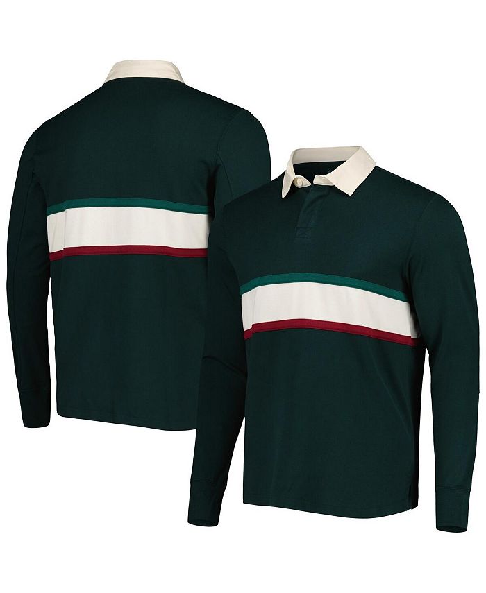 adidas Men's Green Mexico National Team Lifestyler Long Sleeve Polo