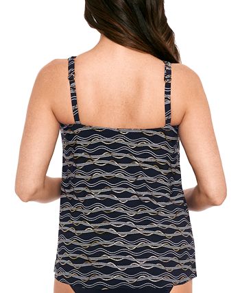 Mirage Tankini Top in Linked In