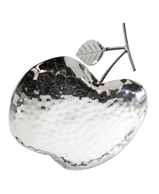 Metal Apple Fruit Tray, Set of 3, 9", 11", 13" W