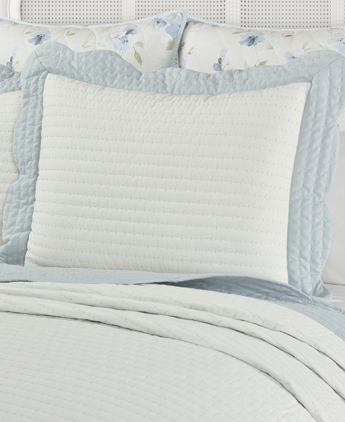 Amherst Quilted Sham, King - Green