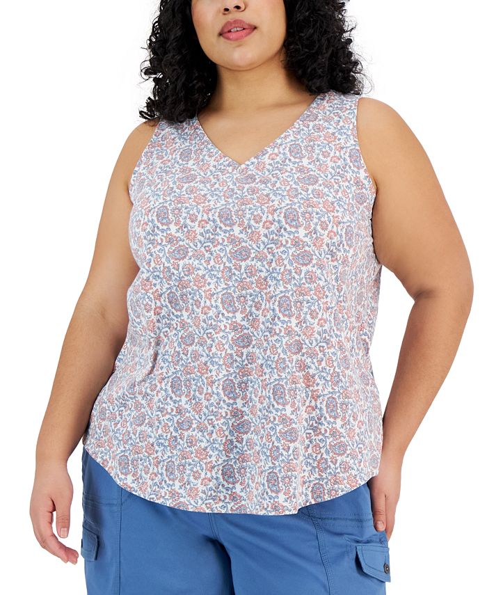 V neck plus size tops discount