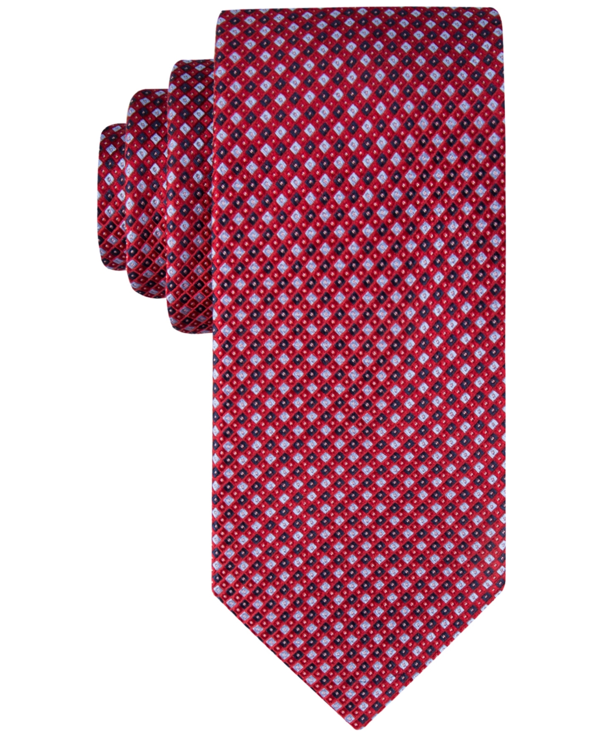 Tommy Hilfiger Men's Core Micro-dot Tie In Red