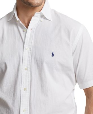 Men's Big & Tall Seersucker Shirt