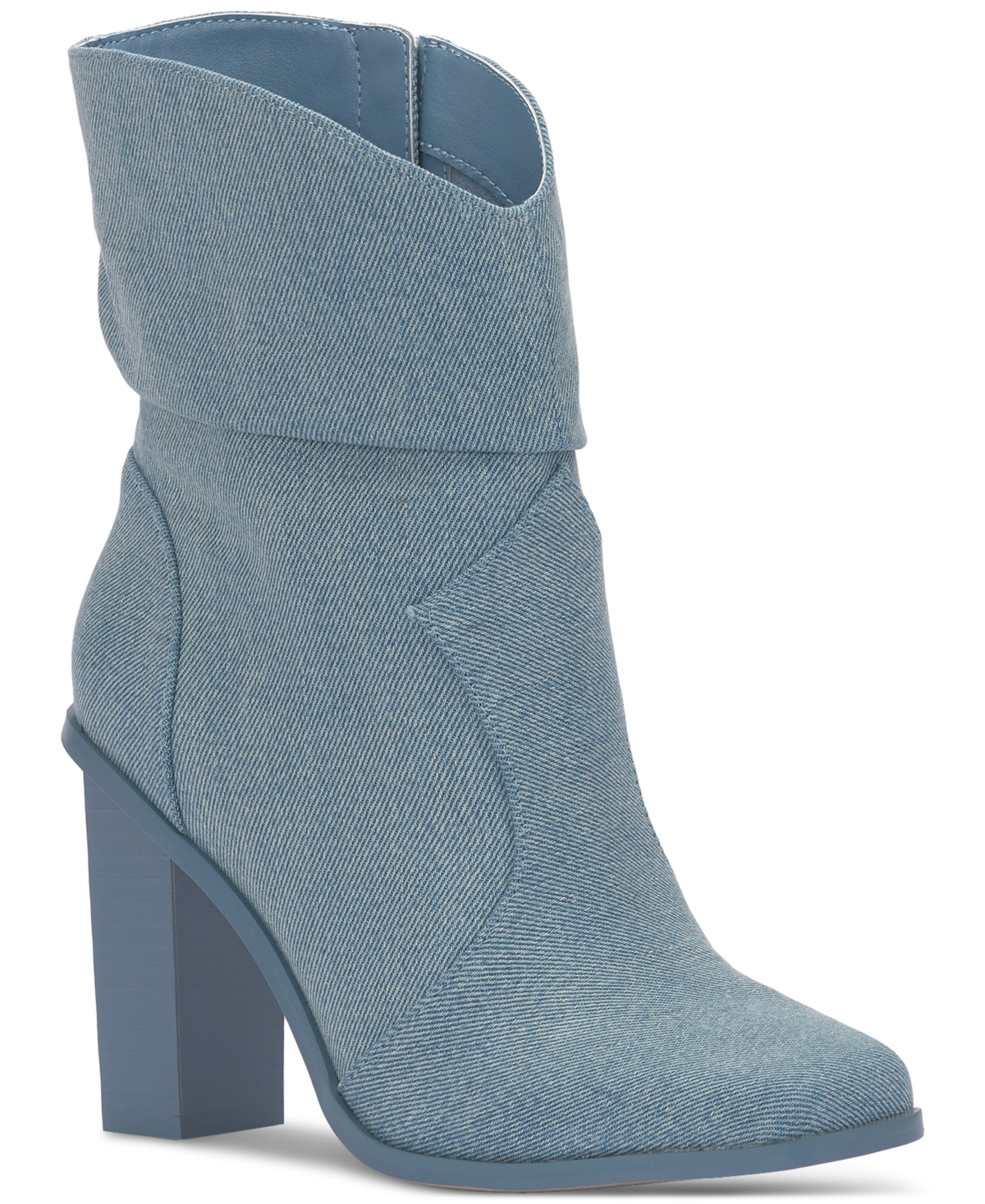 Jessica Simpson Women's Arrla Block-heel Booties In Medium Blue