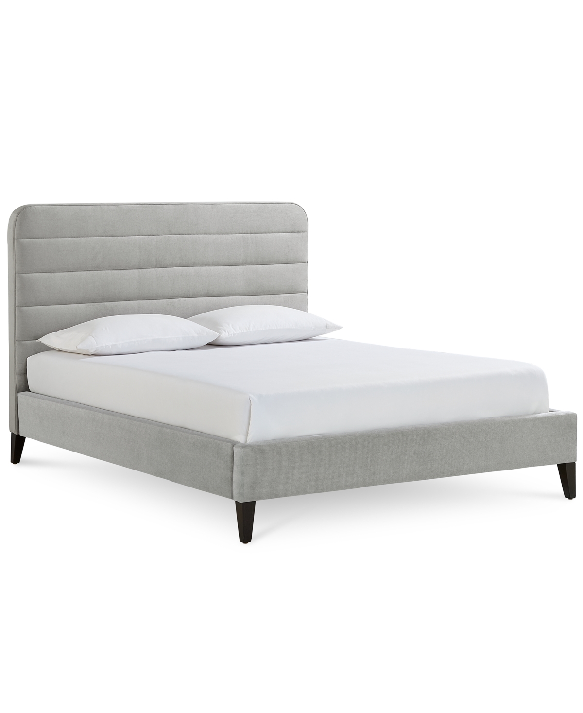Furniture Haryan Upholstered California King Bed In Platinum