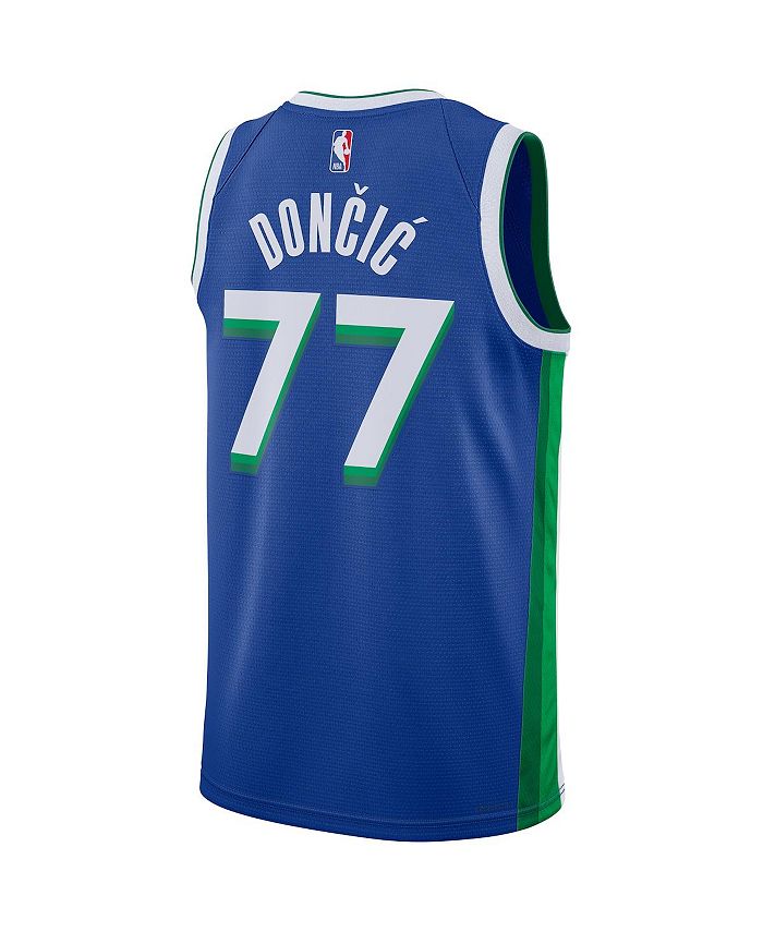 Nike Men's and Women's Luka Doncic Blue Dallas Mavericks 2022/23 ...