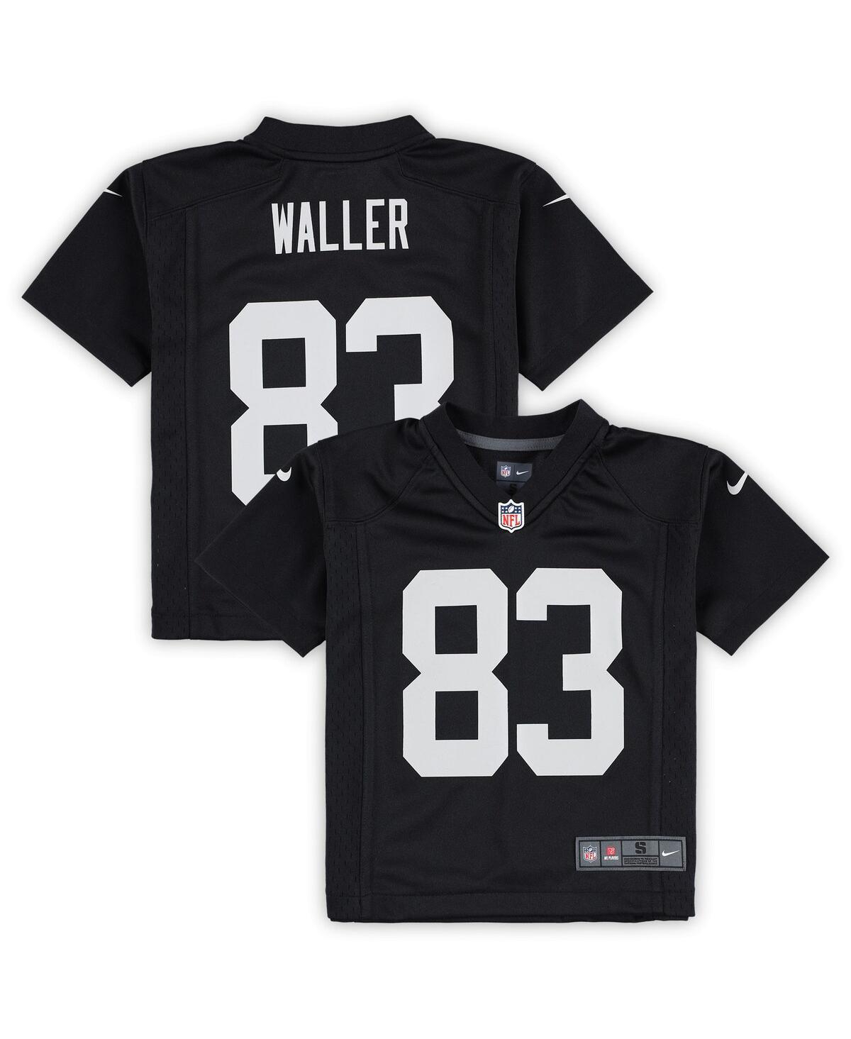 Preschool Boys and Girls Nike Darren WallerLas Vegas Raiders Game Jersey - Black