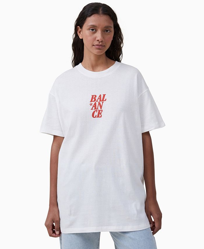 COTTON ON Women's Boyfriend Fit Graphic Tshirt Macy's