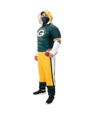 Men's Green Green Bay Packers Game Day Costume