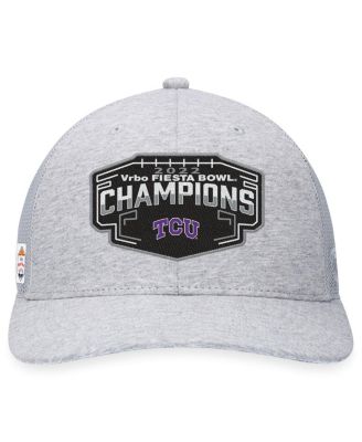 Men's  Heather Gray TCU Horned Frogs College Football Playoff 2022 Fiesta Bowl Champions Adjustable Hat