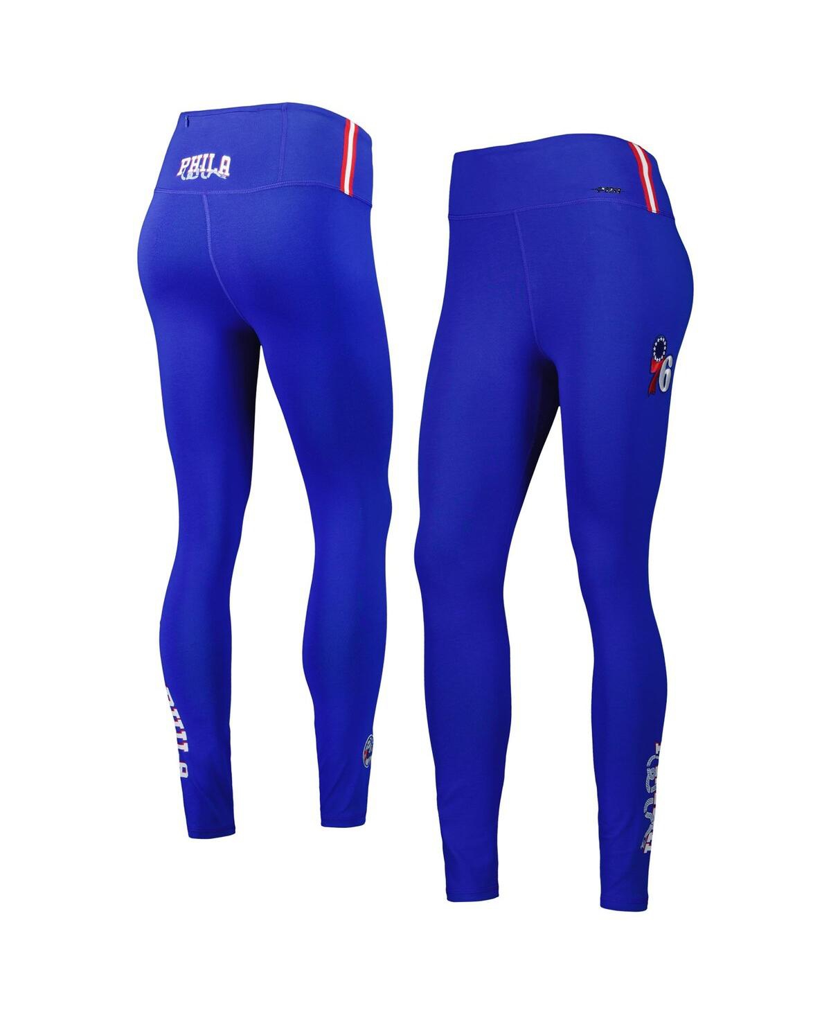 Shop Pro Standard Women's  Royal Philadelphia 76ers Classic Jersey Leggings