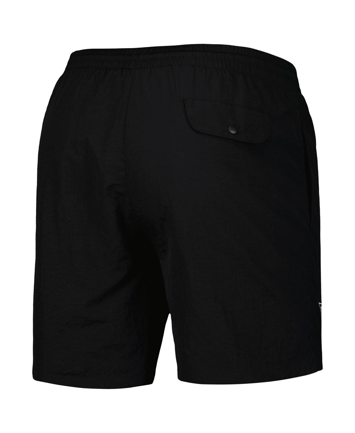 Mitchell & Ness Men's  Black Dallas Cowboys Team Essentials Nylon Shorts In Black