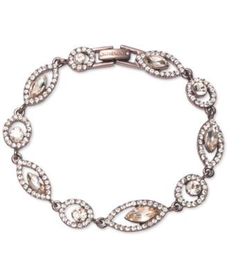 Givenchy - Gold-Tone Pav&eacute; & Mixed Crystal Flex Bracelet