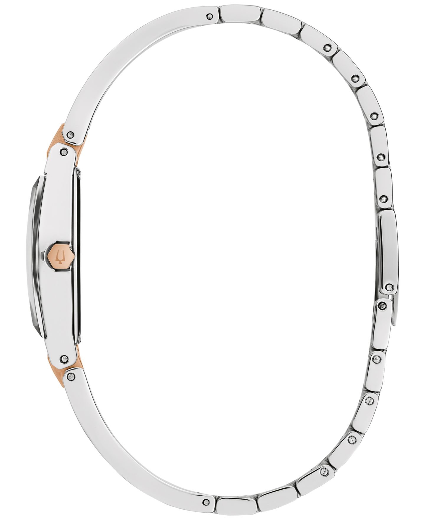 Женские часы Bulova Modern Gemini Diamond Accent Stainless Steel Bangle Bracelet Watch 23mm — фото 2