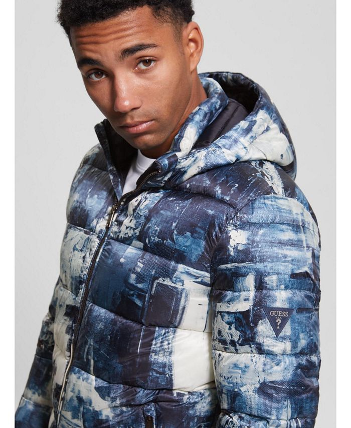 Guess lightweight cheap puffer jacket