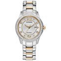 Citizen Eco-Drive Women's Crystal Stainless Steel Bracelet Watch