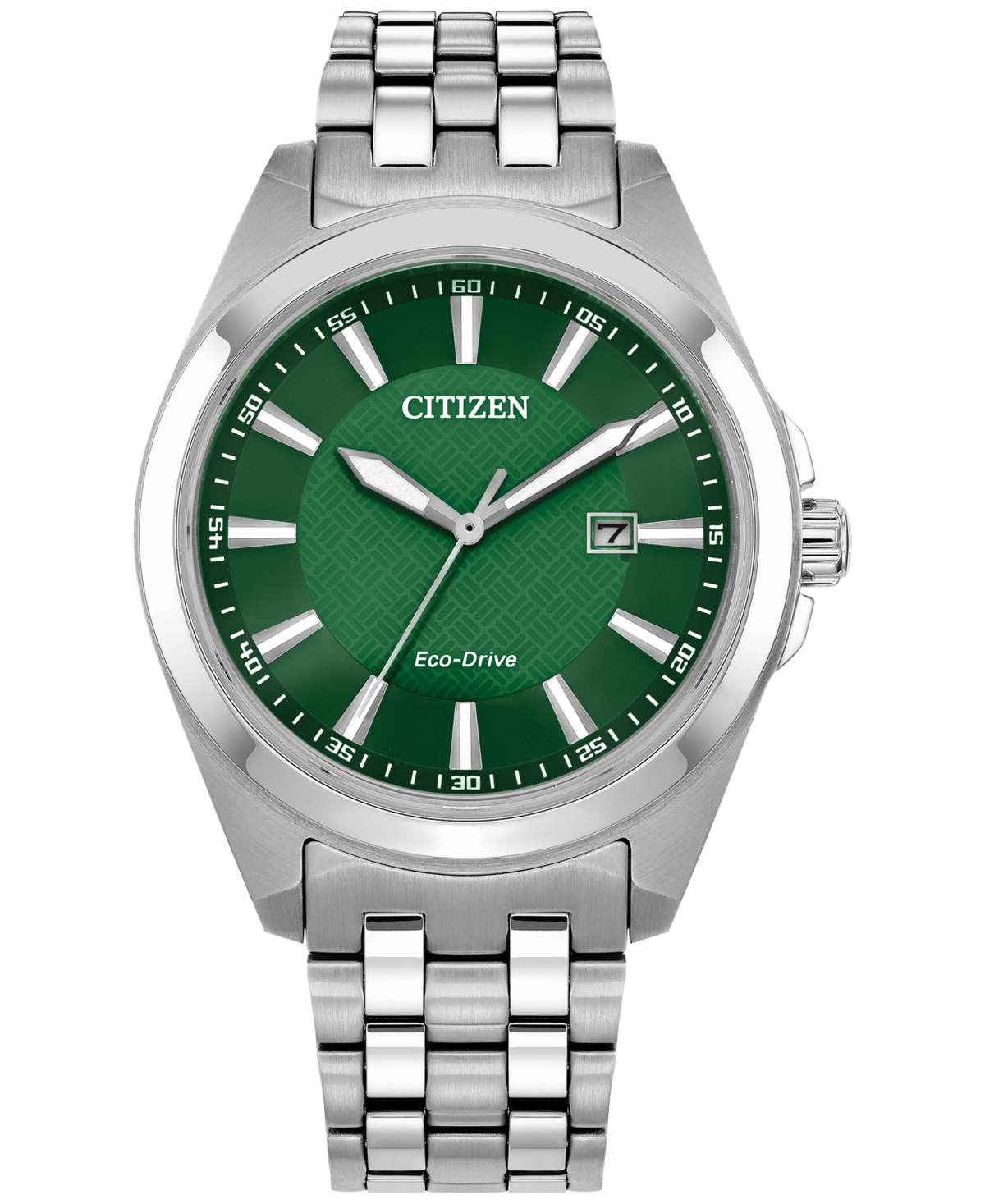 Shop Citizen Eco-drive Men's Peyten Stainless Steel Bracelet Watch 41mm In Silver-tone