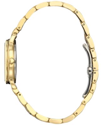 Eco-Drive Women's Gold-Tone Stainless Steel Bracelet Watch 29mm