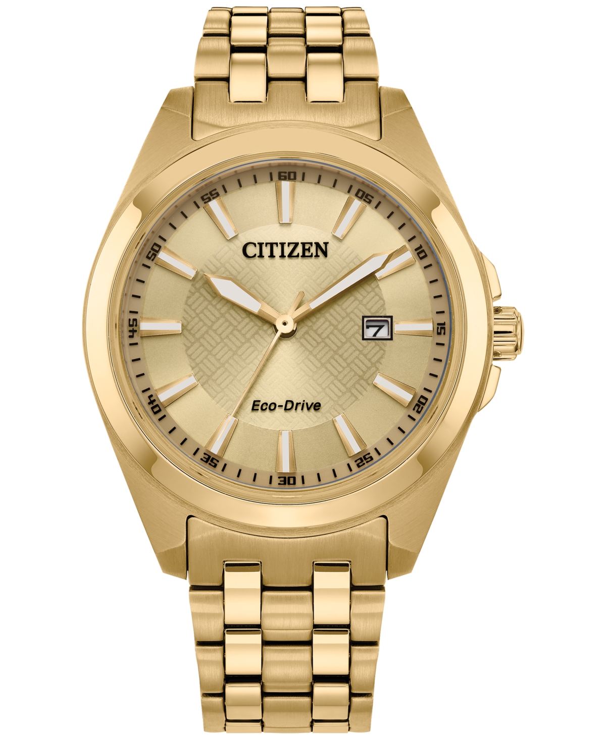 Shop Citizen Eco-drive Men's Peyten Gold-tone Stainless Steel Bracelet Watch 41mm