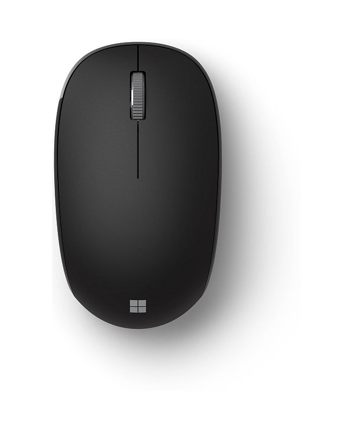 Microsoft RJN-00001 Bluetooth Mouse - Wireless - Bluetooth - 2.40 GHz - Matte Black - Blue