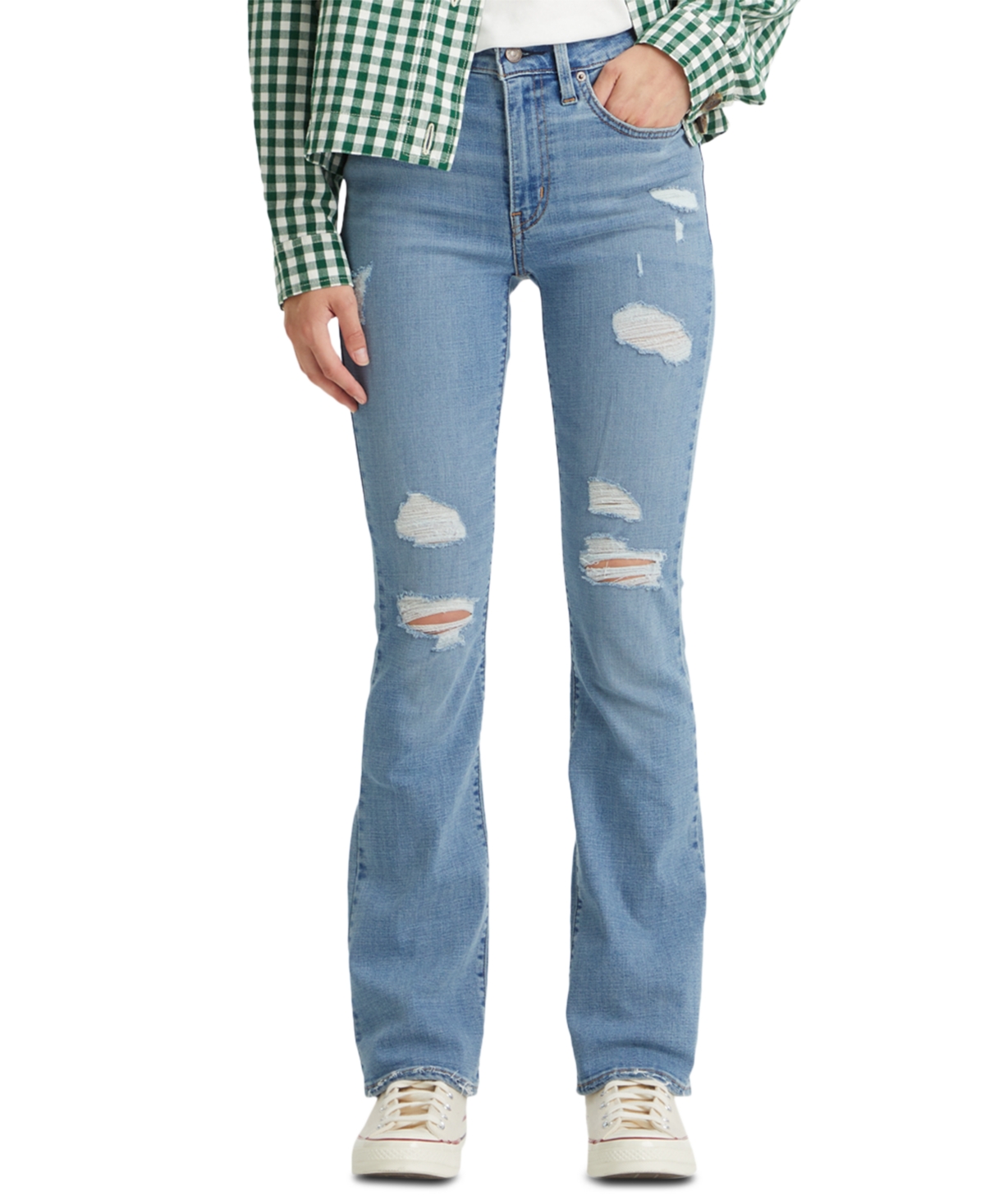Levi's 725 High-waist Bootcut Jeans In Crushed It