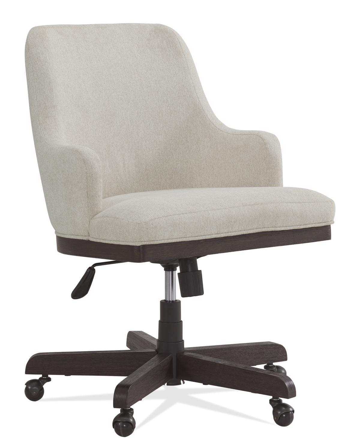 Furniture Rafferty 36" Polyester Upholstered Desk Chair In Umber
