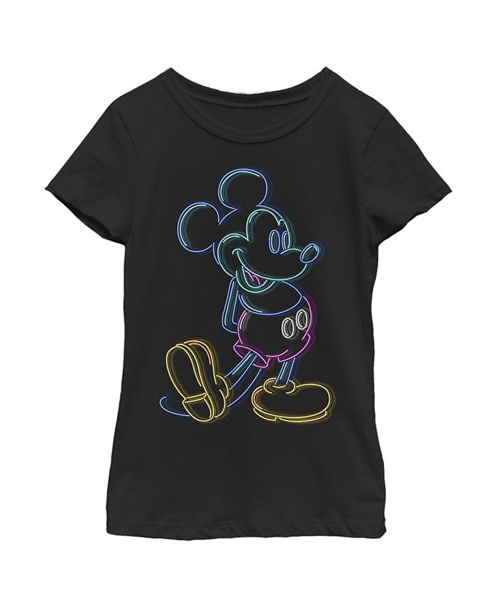 Neon mickey sales mouse shirt