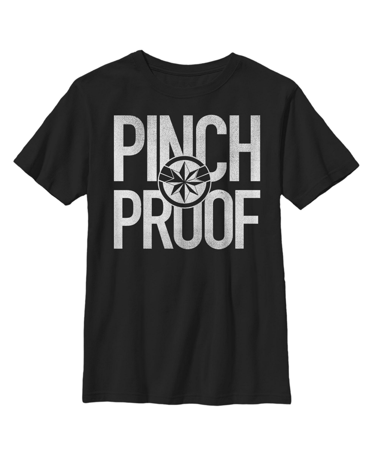 Marvel Boy's  St. Patrick's Day Captain  Pinch Proof Child T-shirt In Black